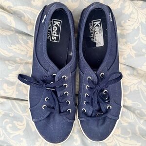 Keds women’s size 10, Dark Blue Canvas Shoes